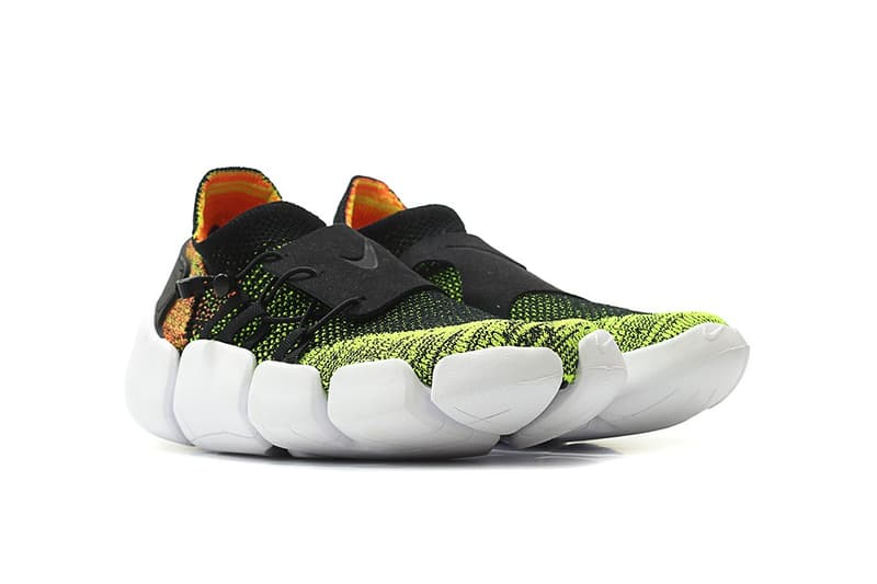 Nike Footscape Flyknit DM "Volt/Bright Mango"