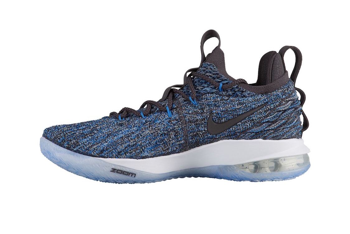 Nike LeBron 15 LowSignal Blue Thunder Grey Black white release info lebron james sneakers footwear
