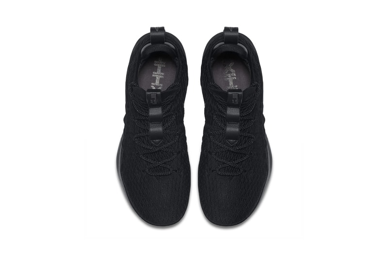 Nike LeBron 15 Low triple black lebron james nike basketball 2018 footwear
