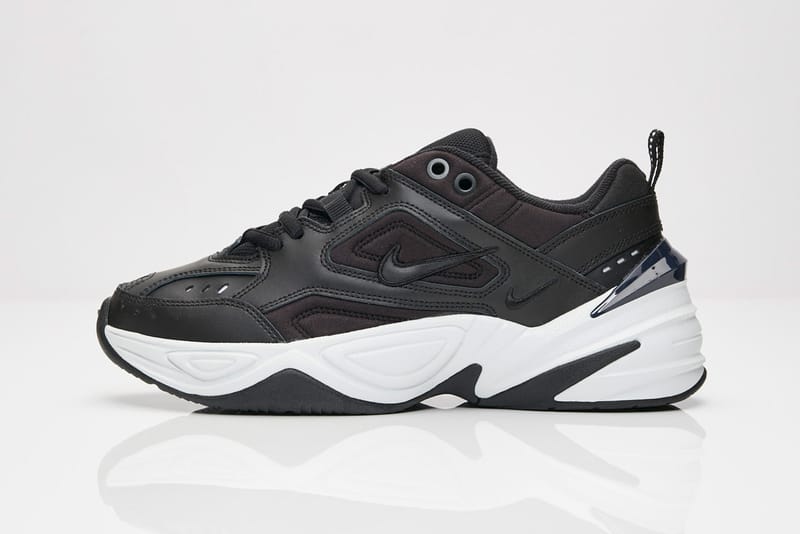 nike m2k tekno black and white