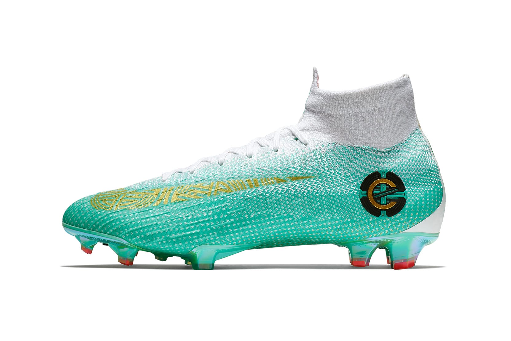stefanssoccer.com:Nike Zoom Superfly 9 Academy CR7 Turf Shoes - White Royal