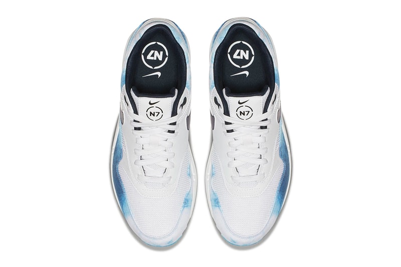Nike N7 Air Max 1 acid wash blue release date sneaker nike sportswear release info footwear 2018