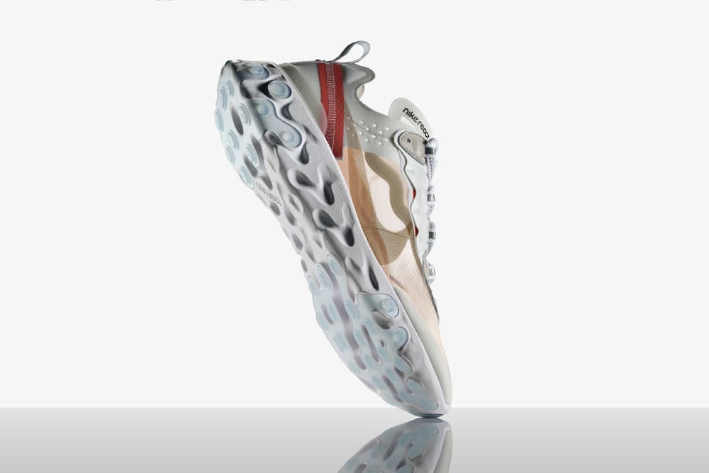 Resultado de imagen de Nike Officially Reveals the React Element 87 and Its Drill-to-Foam Design Process