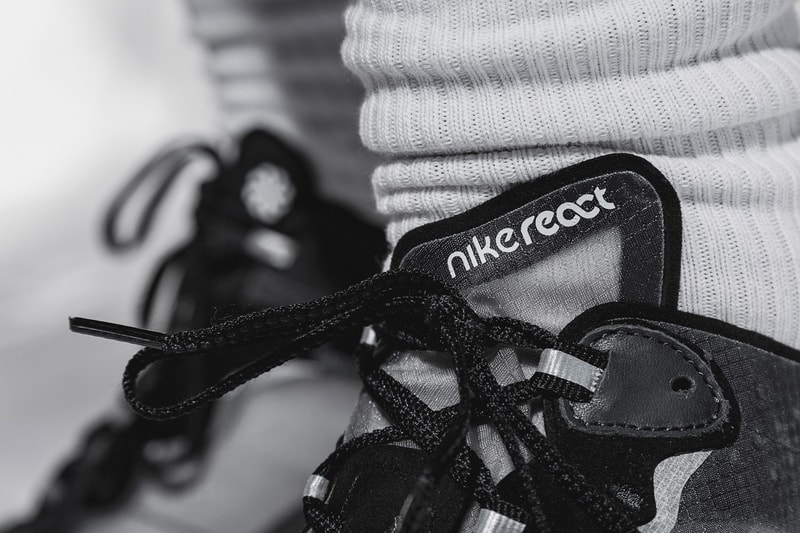 Nike React Element 87 On Foot Look Sail Light Bone Anthracite Black Release Info General