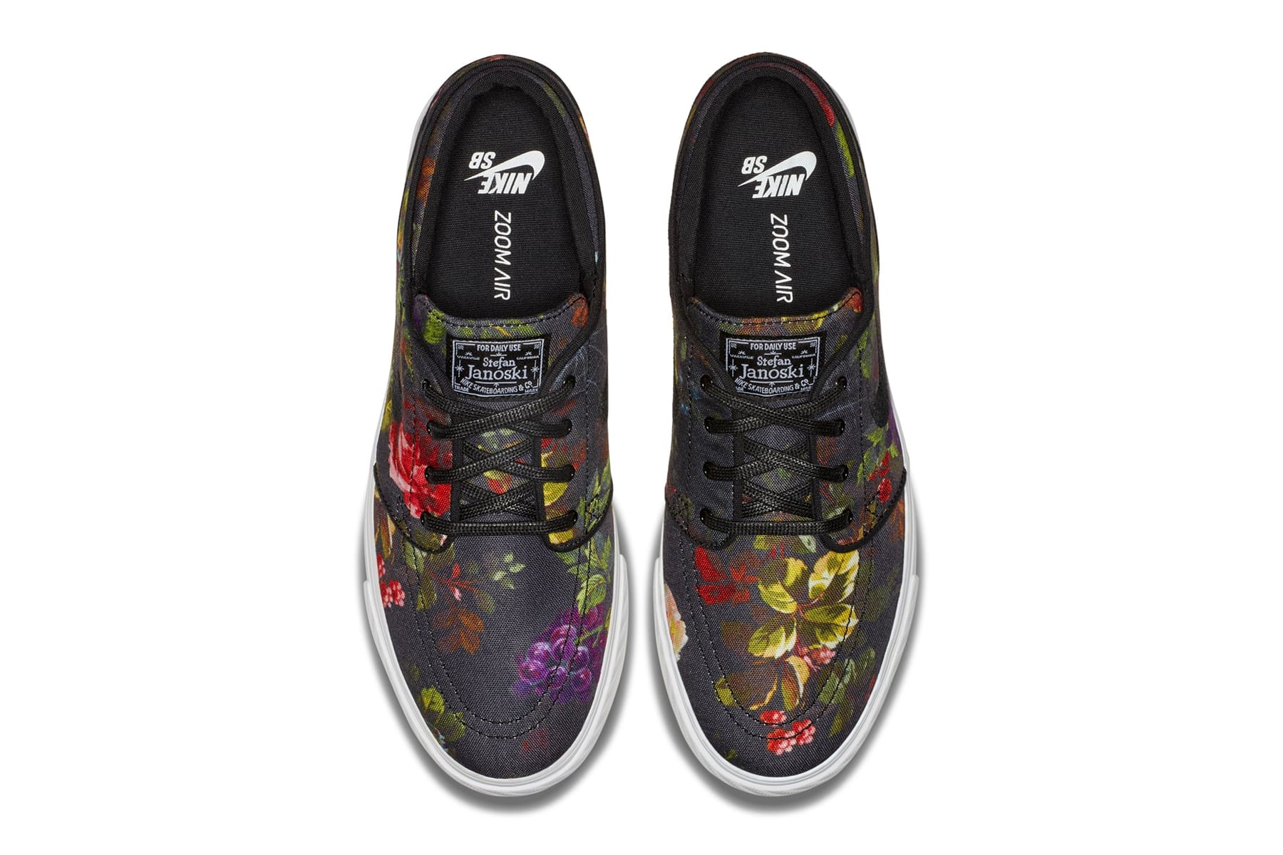 nike sb stefan janoski canvas floral shoes