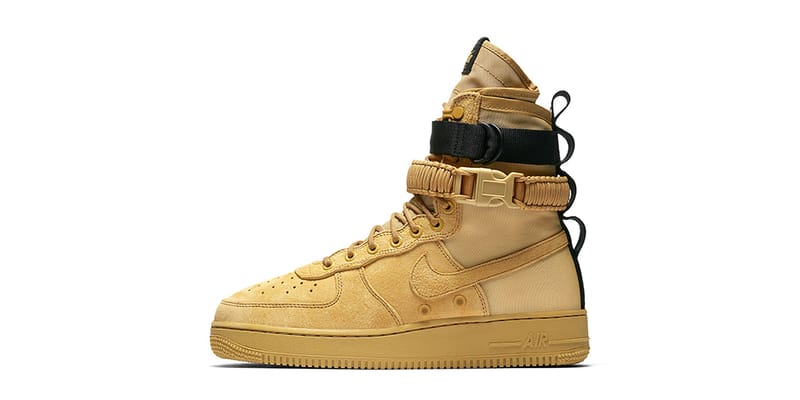 nike sf air force 1 wheat