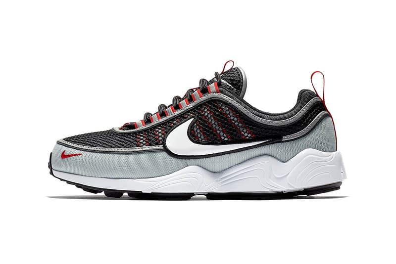 nike zoom spiridon black grey white red june july 2018 release date info drop sneakers shoes footwear