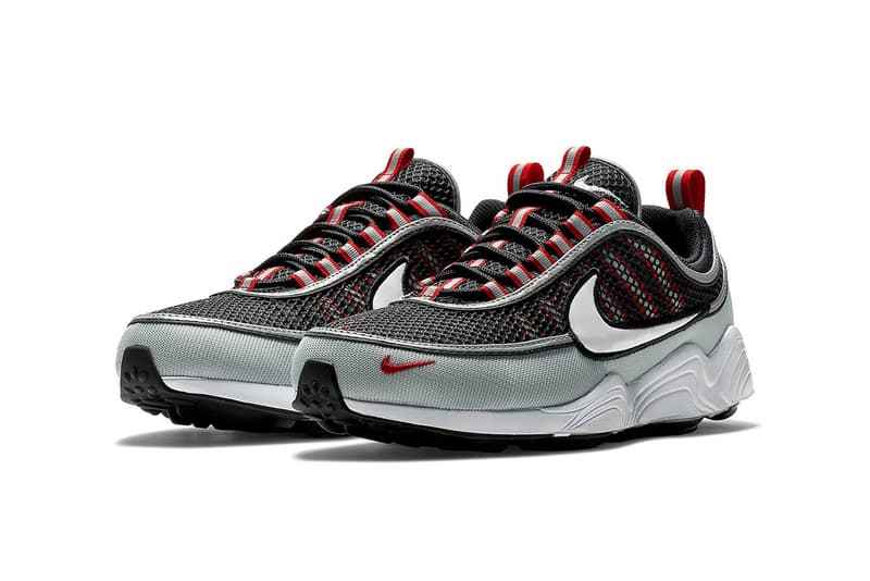 nike zoom spiridon black grey white red june july 2018 release date info drop sneakers shoes footwear