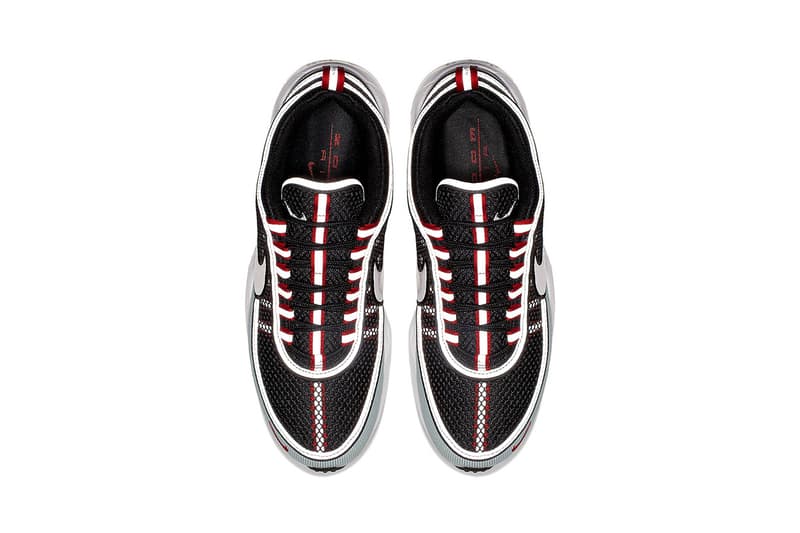 nike zoom spiridon black grey white red june july 2018 release date info drop sneakers shoes footwear