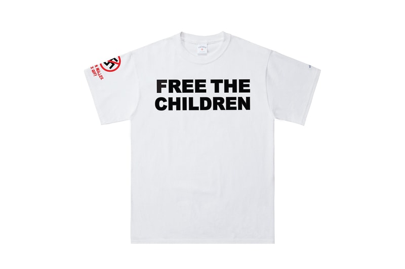 Noah NYC 'Free the Children' Tee Available Cop Purchase Buy Now $48 USD Pre-Order Stephen Miller Donald Trump Border Separations ICE