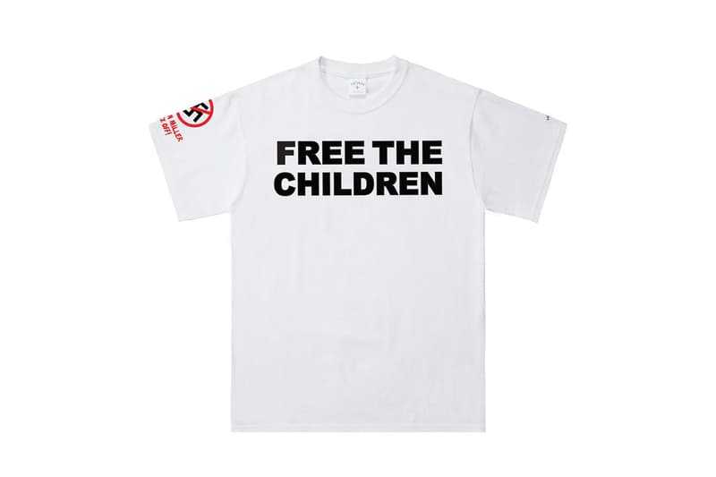 Noah NYC 'Free the Children' Tee Available Cop Purchase Buy Now $48 USD Pre-Order Stephen Miller Donald Trump Border Separations ICE