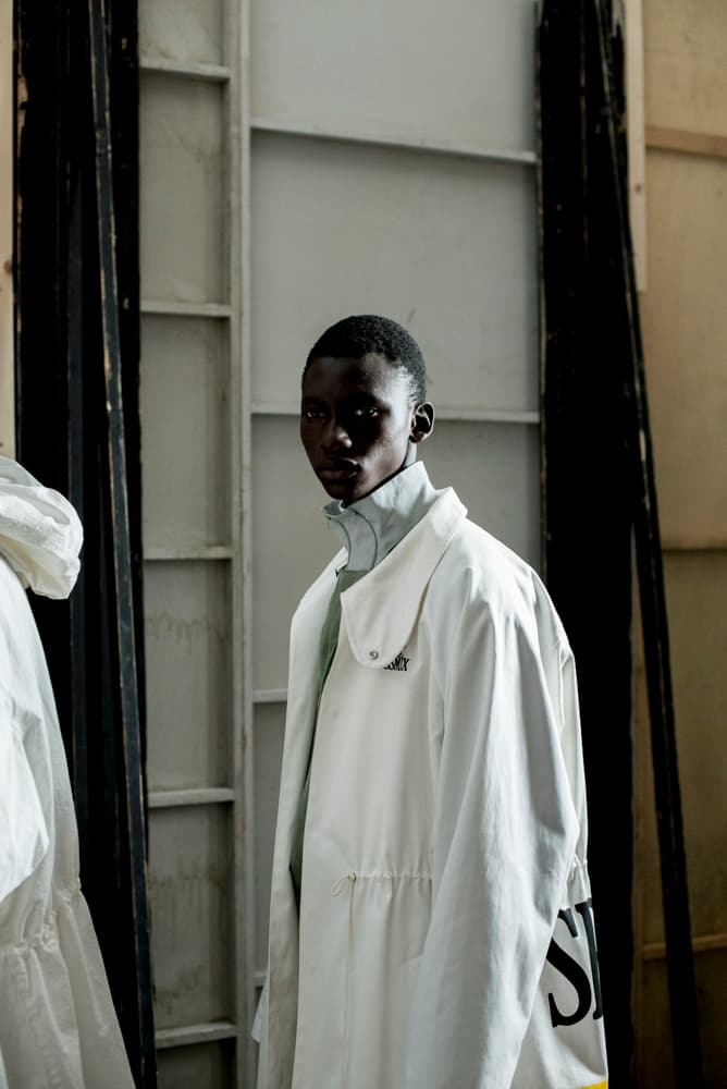 OAMC Spring Summer 2019 Backstage Shots collection runway luke meier paris fashion week