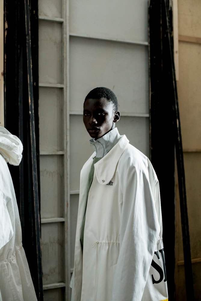 OAMC Spring Summer 2019 Backstage Shots collection runway luke meier paris fashion week