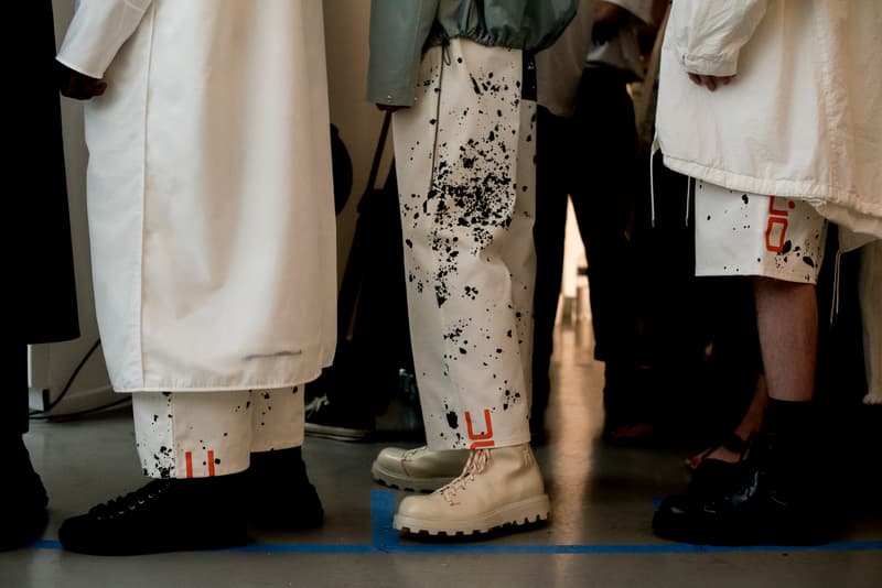 OAMC Spring Summer 2019 Backstage Shots collection runway luke meier paris fashion week