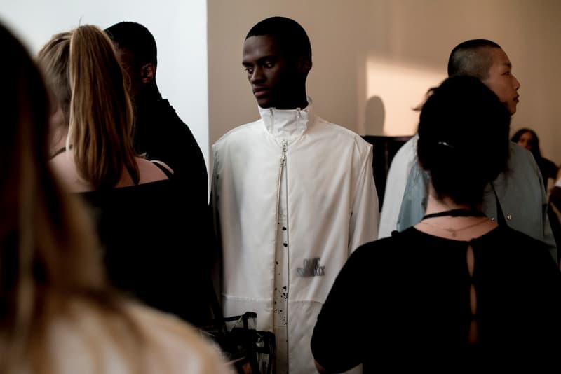 OAMC Spring Summer 2019 Backstage Shots collection runway luke meier paris fashion week