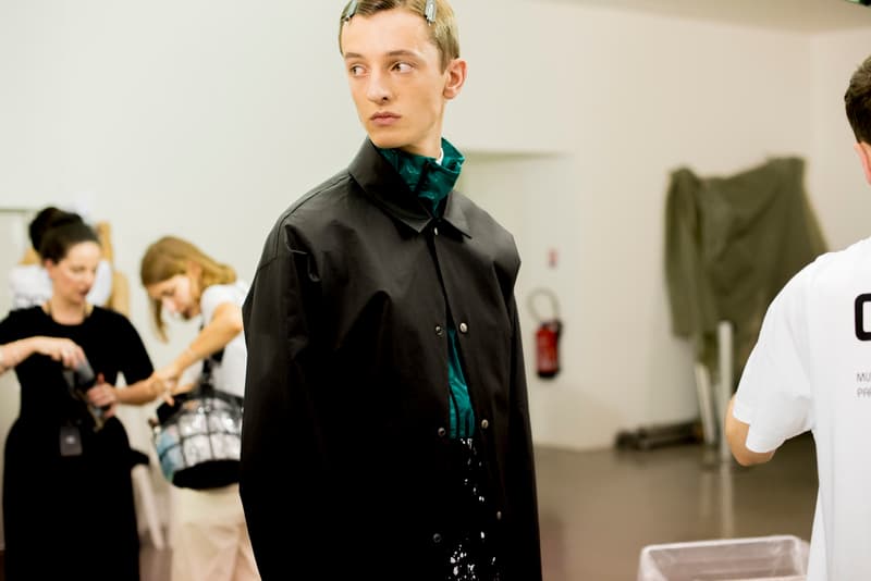 OAMC Spring Summer 2019 Backstage Shots collection runway luke meier paris fashion week