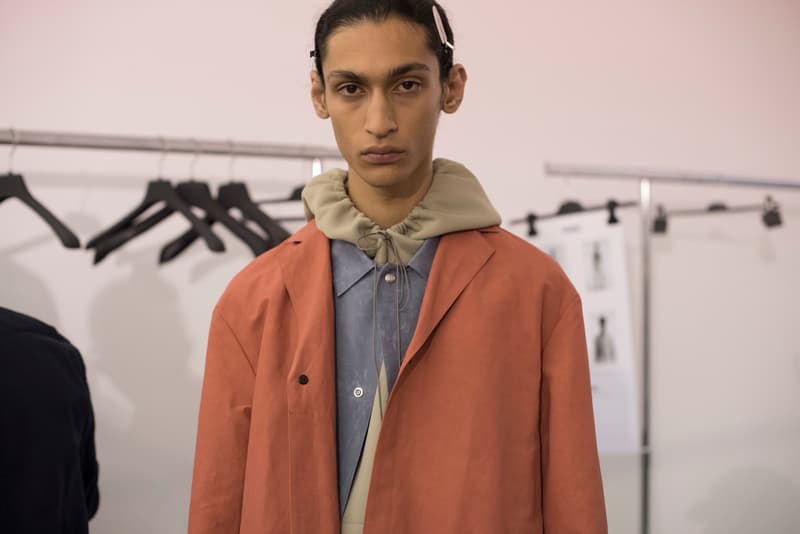 OAMC Spring Summer 2019 Backstage Shots collection runway luke meier paris fashion week