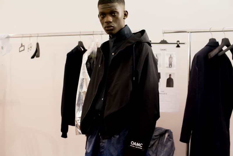 OAMC Spring Summer 2019 Backstage Shots collection runway luke meier paris fashion week