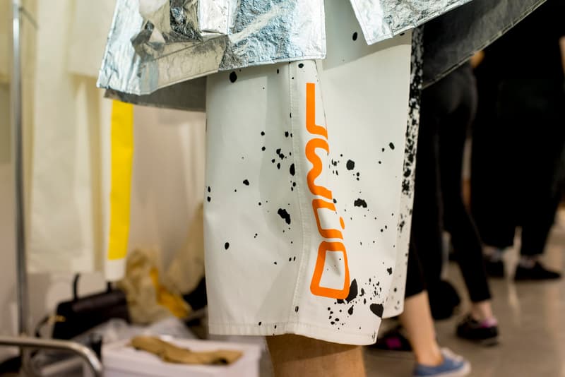 OAMC Spring Summer 2019 Backstage Shots collection runway luke meier paris fashion week