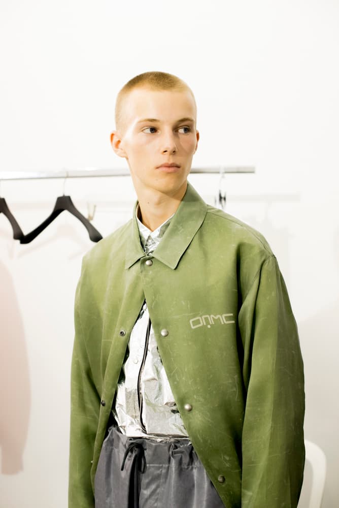 OAMC Spring Summer 2019 Backstage Shots collection runway luke meier paris fashion week