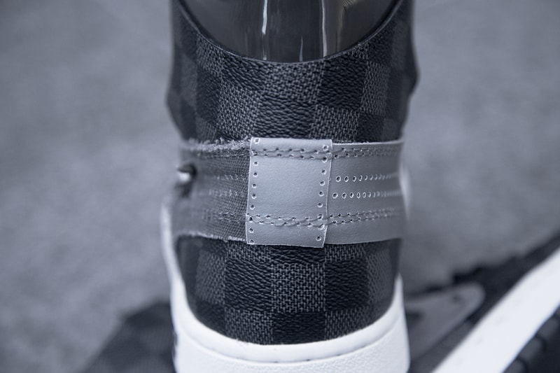 Off White Louis Vuitton Air Jordan 1 V2 Custom Ceeze Virgil Abloh