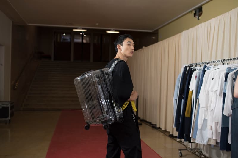 Off White Menswear Backstage Spring/Summer 2019 Show Paris Fashion Week Nike Dr. Martens The Simpsons Dondi White Graffiti Closer Look Collaboration Design Louis Vuitton