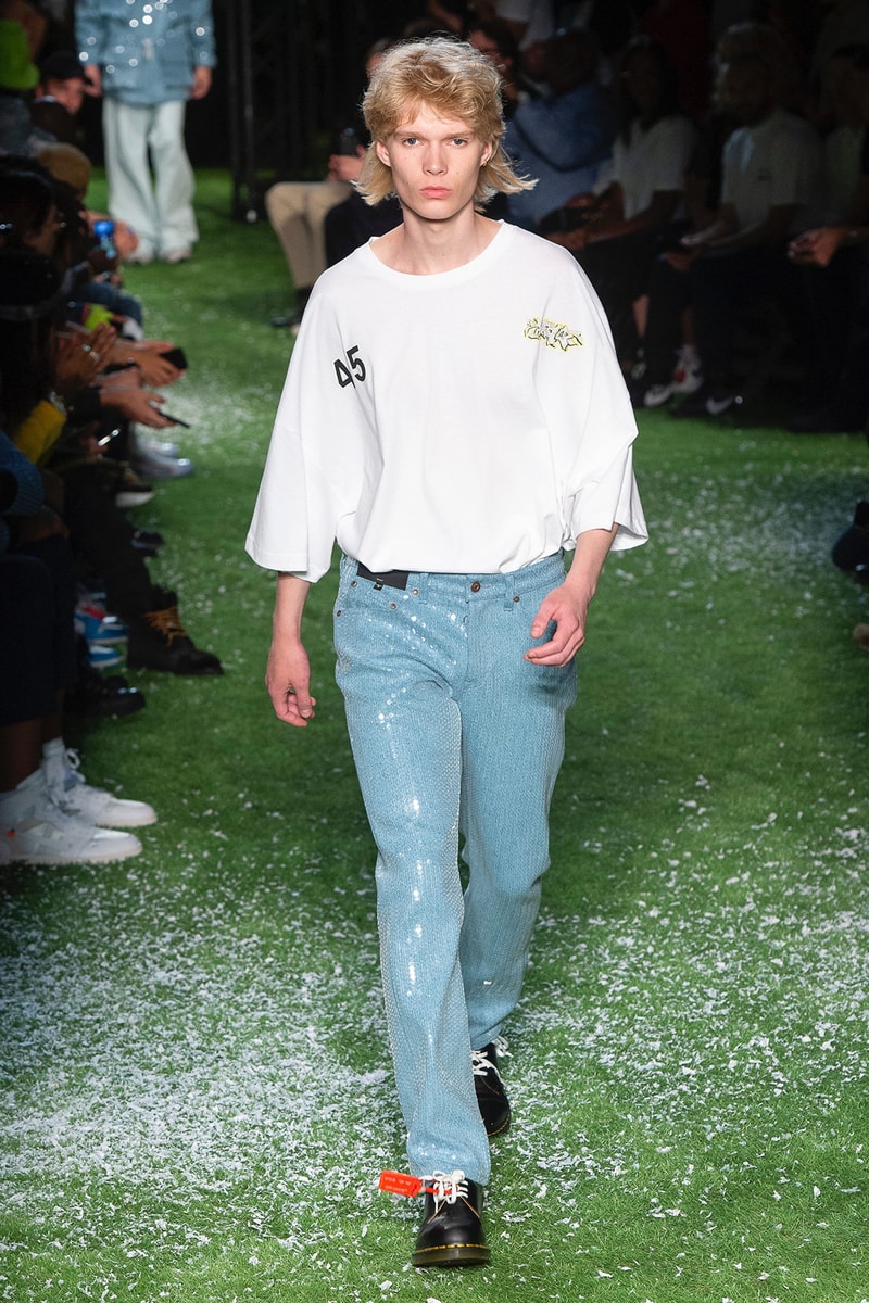 Off-White™ Spring Summer 2019 Collection runway paris fashion week virgil abloh doctor martens collaboration the simpsons bart dondi white graffiti street art