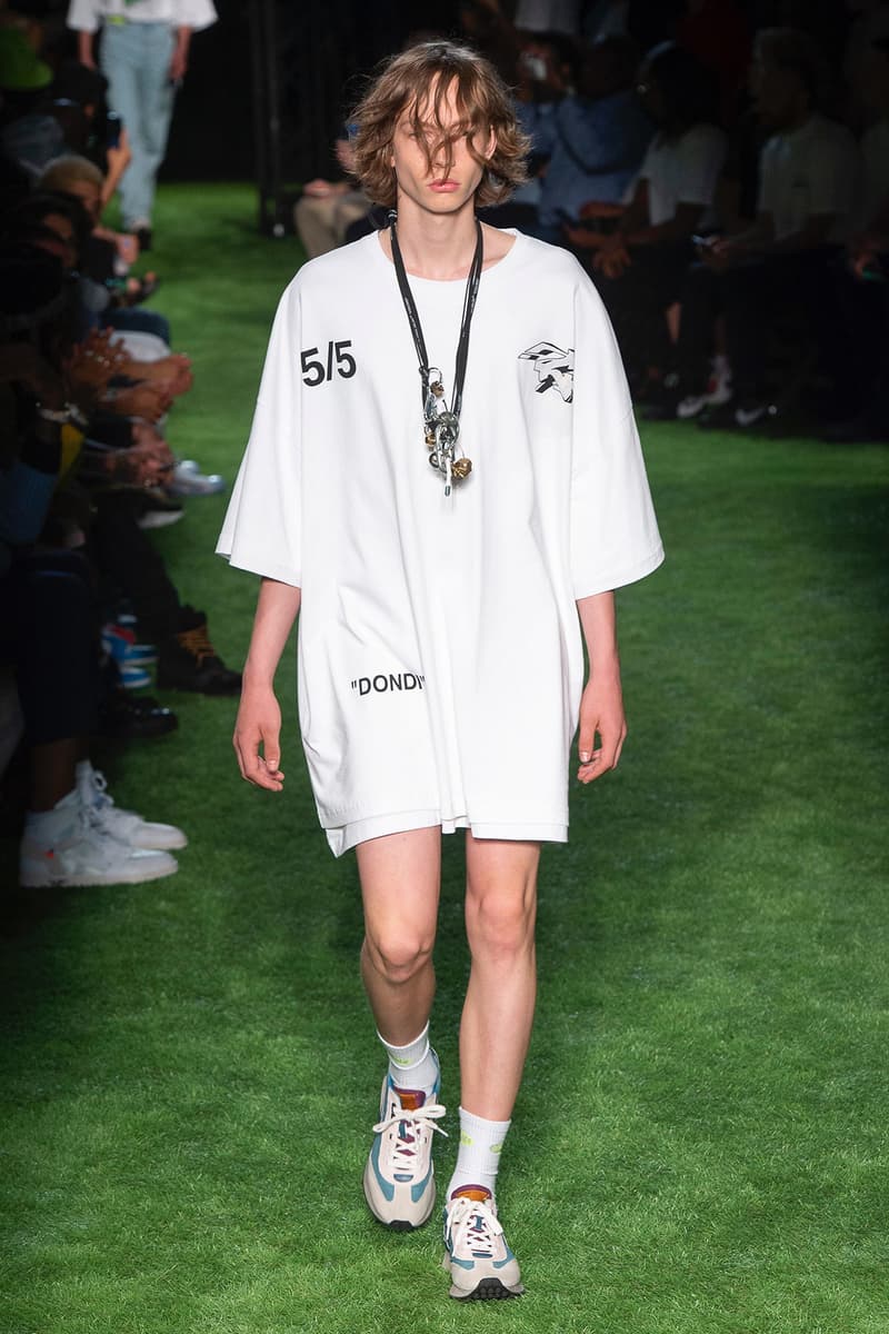 Off-White™ Spring Summer 2019 Collection runway paris fashion week virgil abloh doctor martens collaboration the simpsons bart dondi white graffiti street art