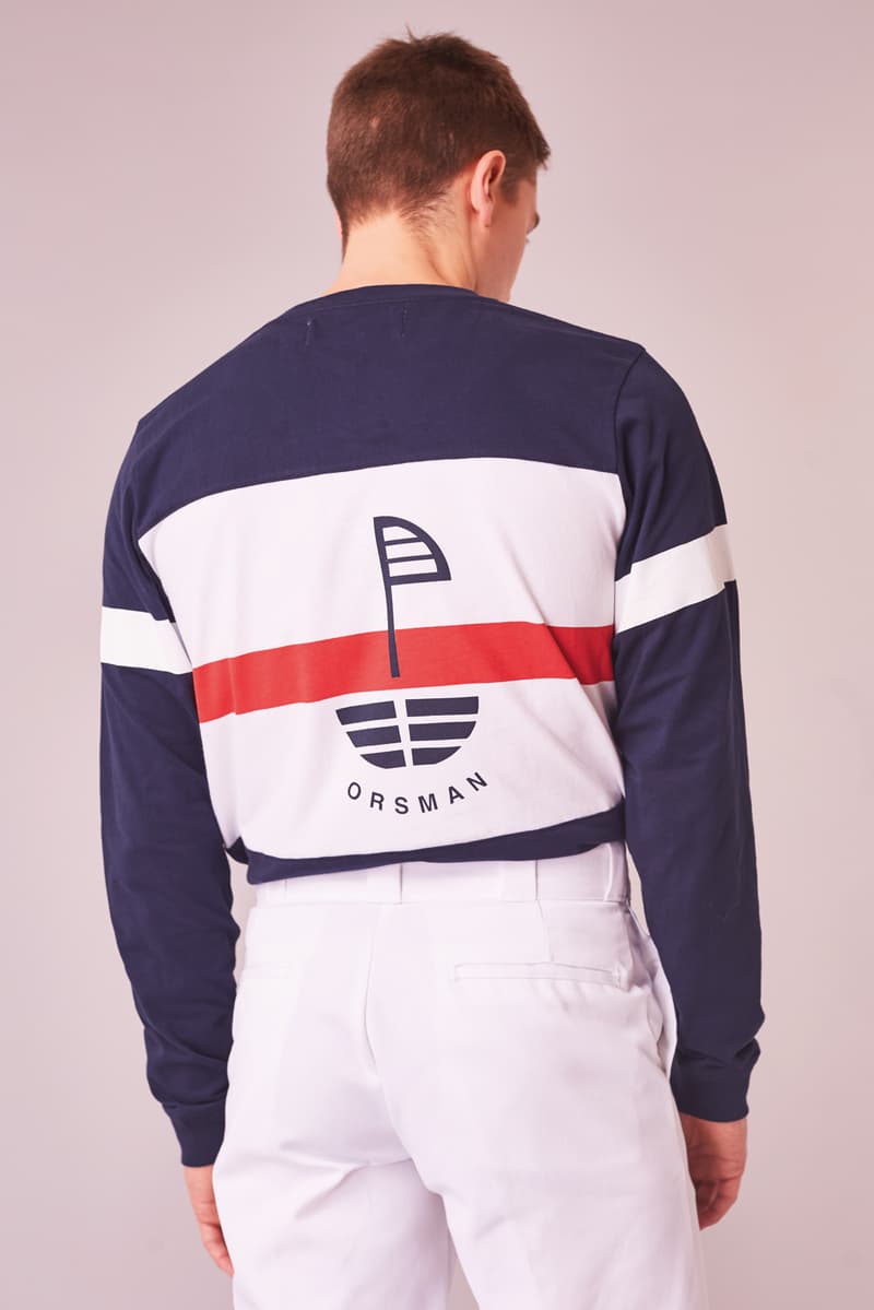 Orsman spring Summer 2018 Collection Lookbook clothing apparel outerwear coat jacket hoodie tee t-shirt crewneck sweatshirt rubgy fleech