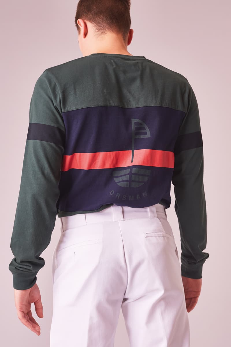 Orsman spring Summer 2018 Collection Lookbook clothing apparel outerwear coat jacket hoodie tee t-shirt crewneck sweatshirt rubgy fleech