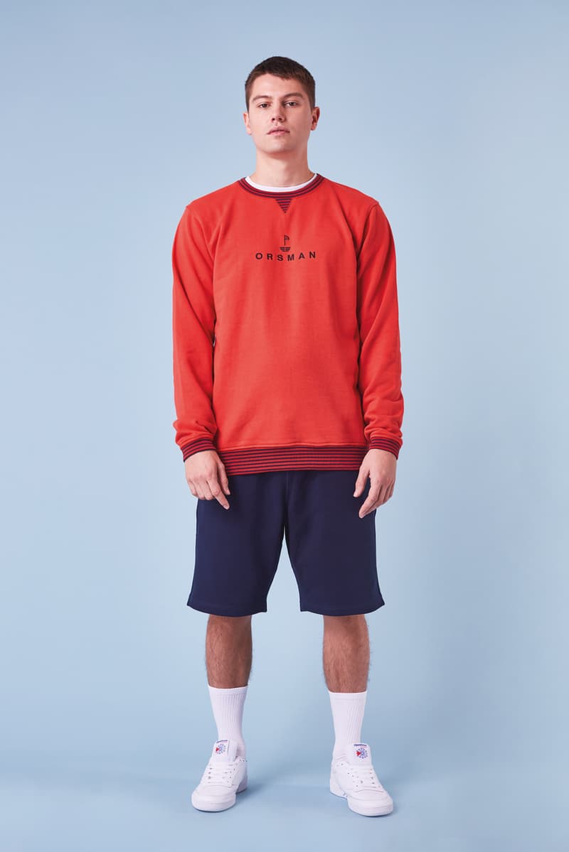 Orsman spring Summer 2018 Collection Lookbook clothing apparel outerwear coat jacket hoodie tee t-shirt crewneck sweatshirt rubgy fleech