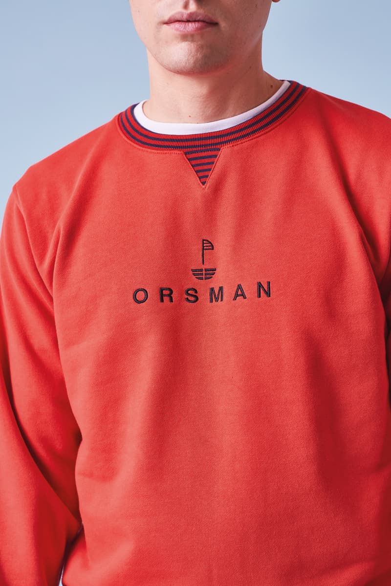 Orsman spring Summer 2018 Collection Lookbook clothing apparel outerwear coat jacket hoodie tee t-shirt crewneck sweatshirt rubgy fleech