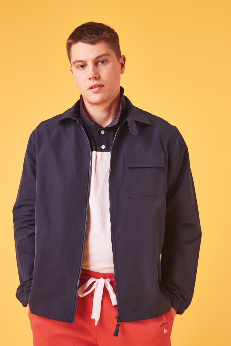 Orsman spring Summer 2018 Collection Lookbook clothing apparel outerwear coat jacket hoodie tee t-shirt crewneck sweatshirt rubgy fleech