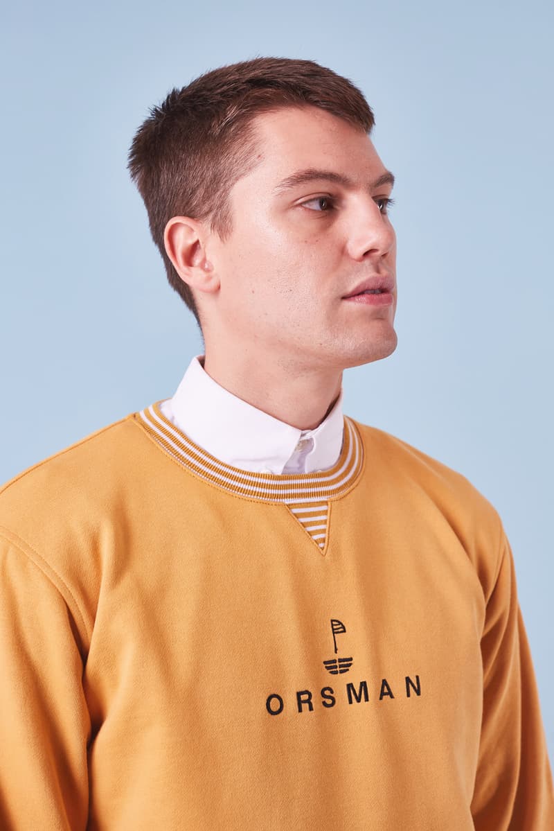 Orsman spring Summer 2018 Collection Lookbook clothing apparel outerwear coat jacket hoodie tee t-shirt crewneck sweatshirt rubgy fleech