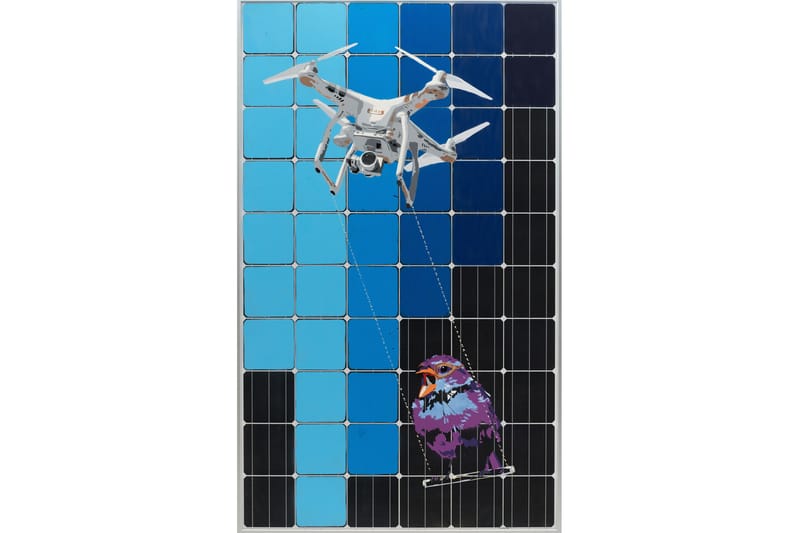 International Artists Paint on Solar Panels to Promote Sustainability