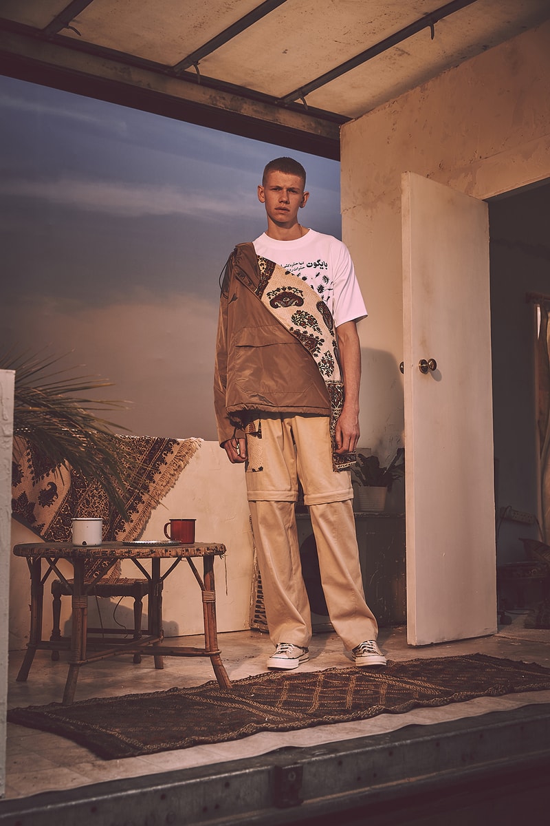 Paria Farzaneh Spring Summer 2019 Lookbook collection london fashion week mens release date info drop paisley converse