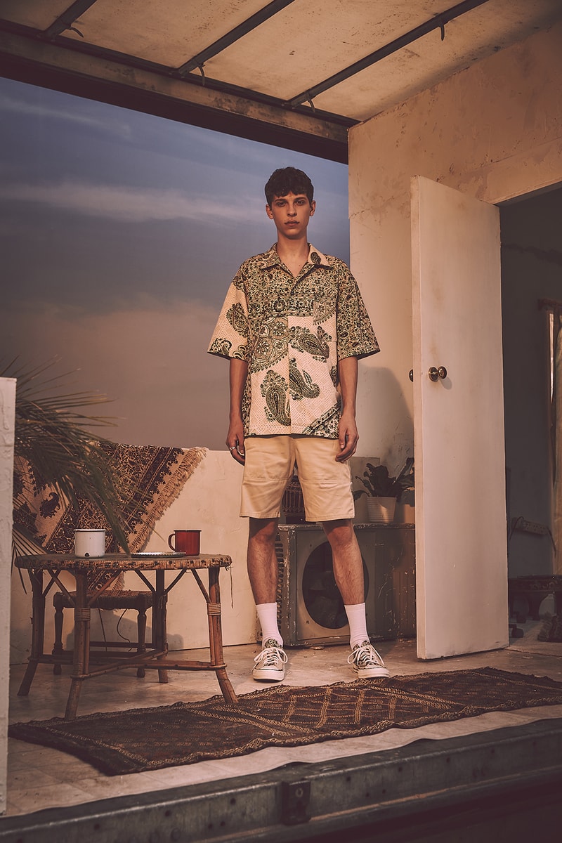 Paria Farzaneh Spring Summer 2019 Lookbook collection london fashion week mens release date info drop paisley converse