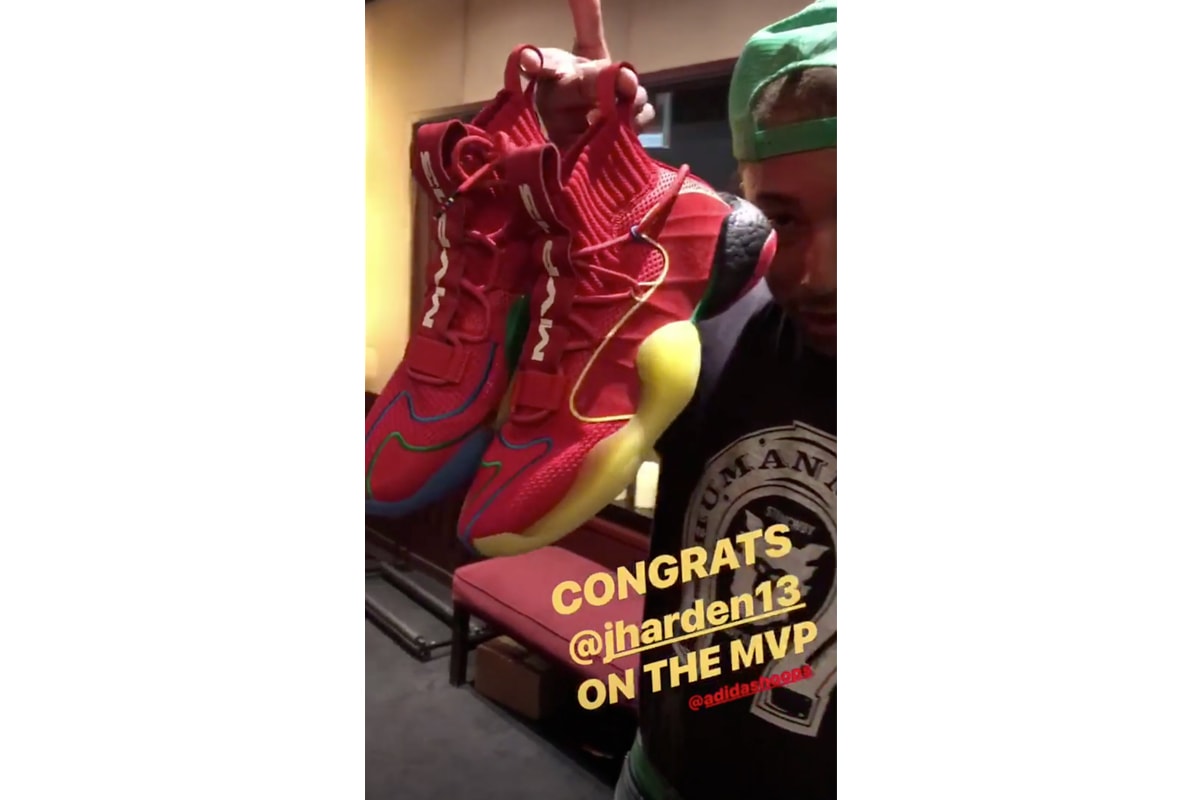 adidas Basketball Crazy BYW X MVP  13 first look red preview Sneakers Shoes Footwear BOOST