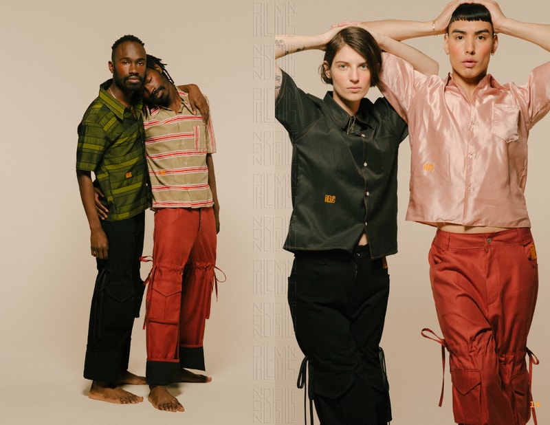PHLEMUNS NON BASICS Collection Lookbook fashion streetwear unisex Solange, Kelela, Dev Hynes, SZA