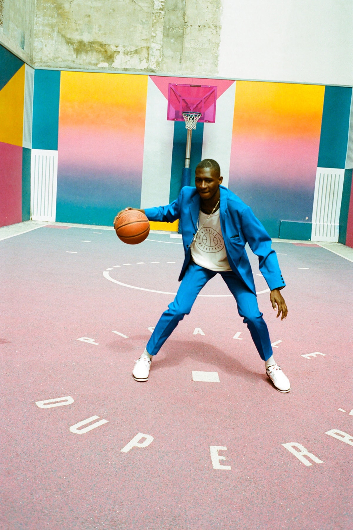 pigalle basketball uniforms spring summer 2018 collection first drop debut Sunset to Duperre collection dexter navy