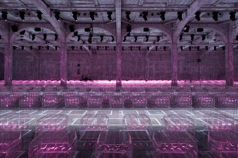 Prada’s SS19 Show Was Entirely Filled with Inflatable Stools