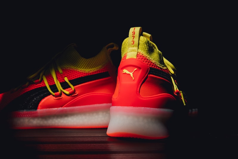 puma the clyde court 2018 red orange black yellow german footwear basketball cupsole fraizer walter jay-z rudy gay san antonio spurs