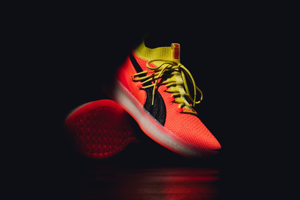 puma the clyde court 2018 red orange black yellow german footwear basketball cupsole fraizer walter jay-z rudy gay san antonio spurs