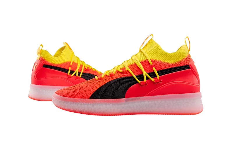 puma clyde court disrupt walt clyde frazier deandre ayton marvin bagley iii jay-z footwear 2018 october basketball hoops hardwood sneaker shoe nba