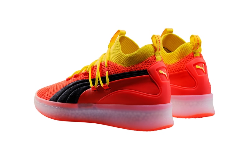puma clyde court disrupt walt clyde frazier deandre ayton marvin bagley iii jay-z footwear 2018 october basketball hoops hardwood sneaker shoe nba