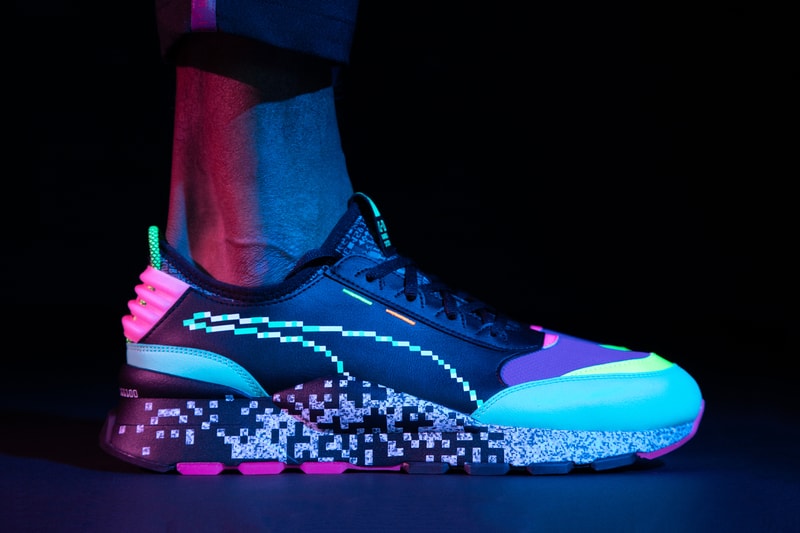 PUMA RS-0 "Game Error" Release Info 2018 sneaker german running video games arcade neon hot pink deep purple black