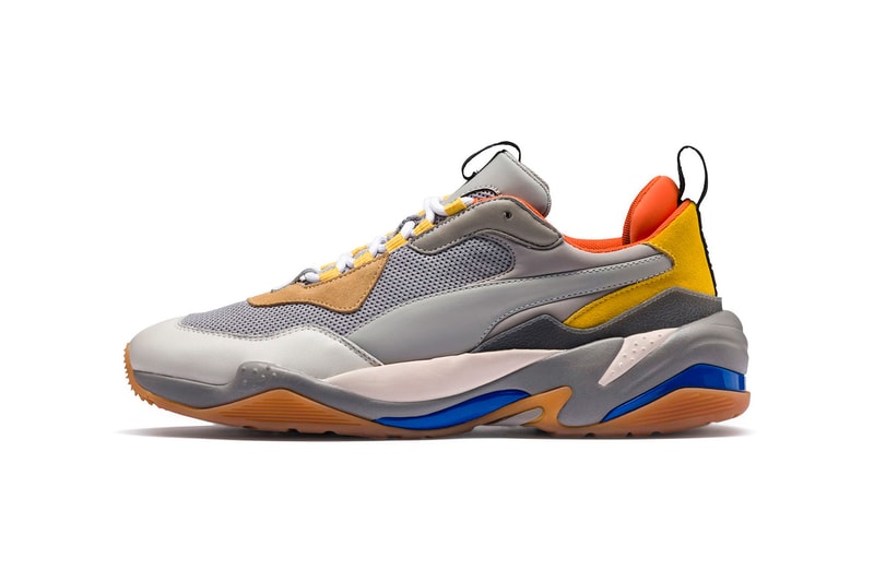 PUMA Thunder Spectra Grey orange Yellow Blue August 2018 release date info drop sneakers shoes footwear