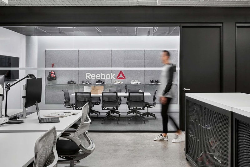 Reebok Headquarters office Boston Seaport District workplace fitness store
