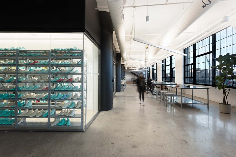 Reebok Headquarters office Boston Seaport District workplace fitness store