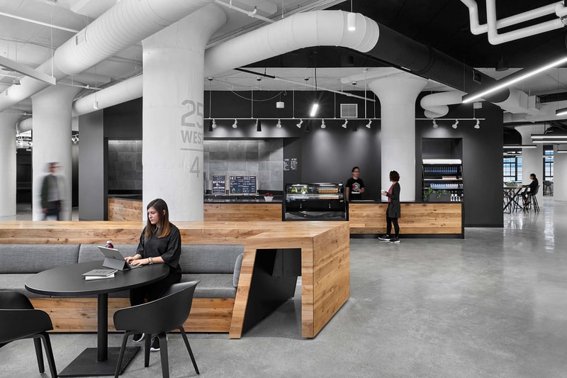 Reebok Headquarters office Boston Seaport District workplace fitness store